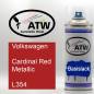 Preview: Volkswagen, Cardinal Red Metallic, L354: 400ml Sprühdose, von ATW Autoteile West.